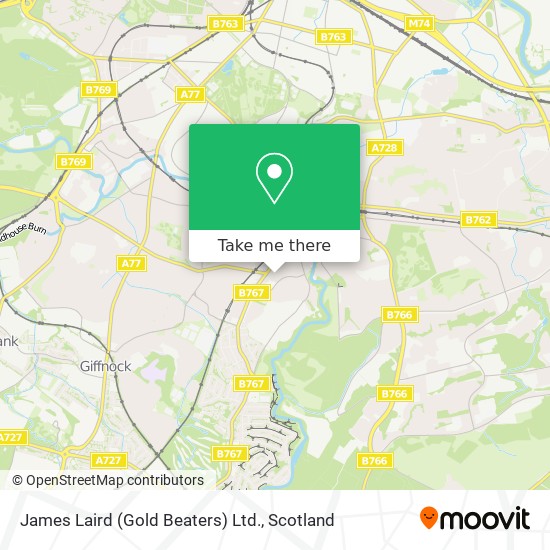 James Laird (Gold Beaters) Ltd. map