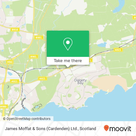 James Moffat & Sons (Cardenden) Ltd. map