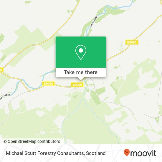 Michael Scutt Forestry Consultants map