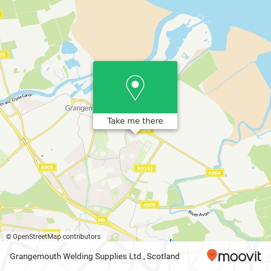 Grangemouth Welding Supplies Ltd. map