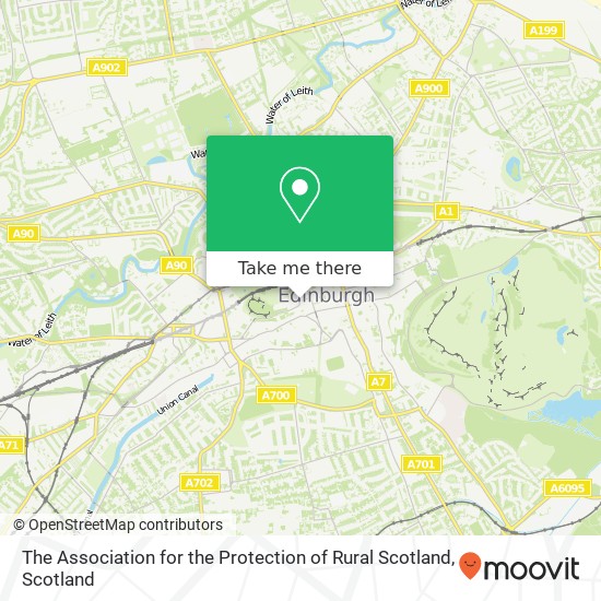 The Association for the Protection of Rural Scotland map