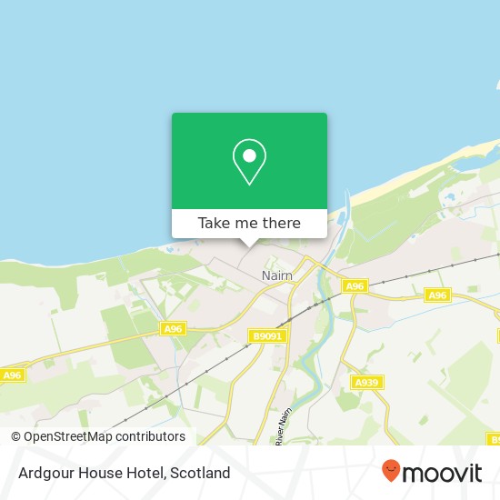 Ardgour House Hotel map