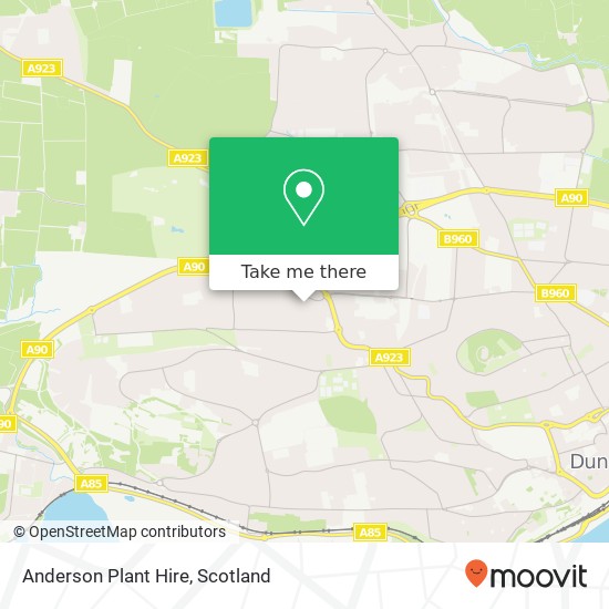 Anderson Plant Hire map