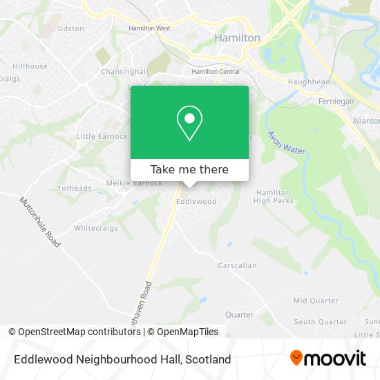 Eddlewood Neighbourhood Hall map