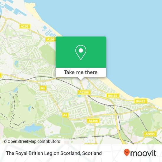 The Royal British Legion Scotland map