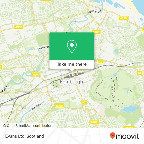 Evans Ltd map