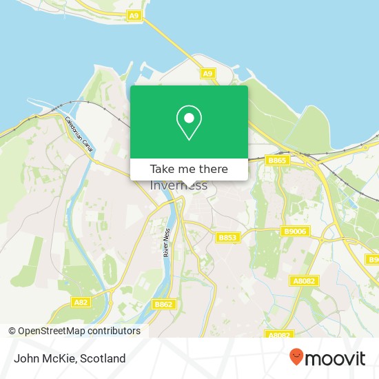 John McKie map