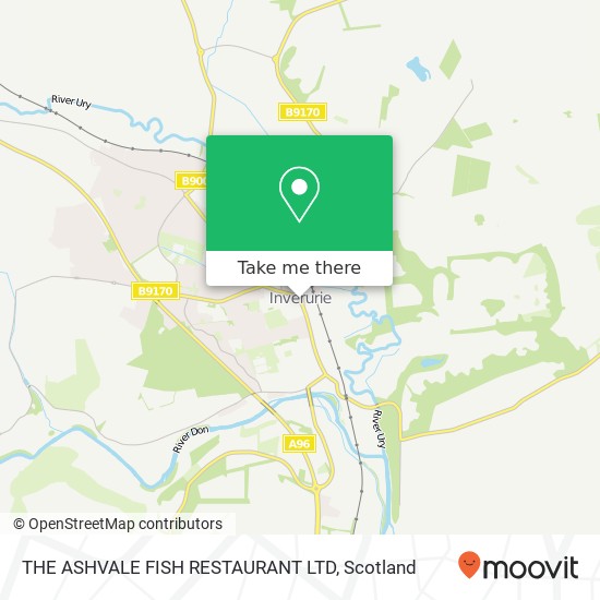 THE ASHVALE FISH RESTAURANT LTD map