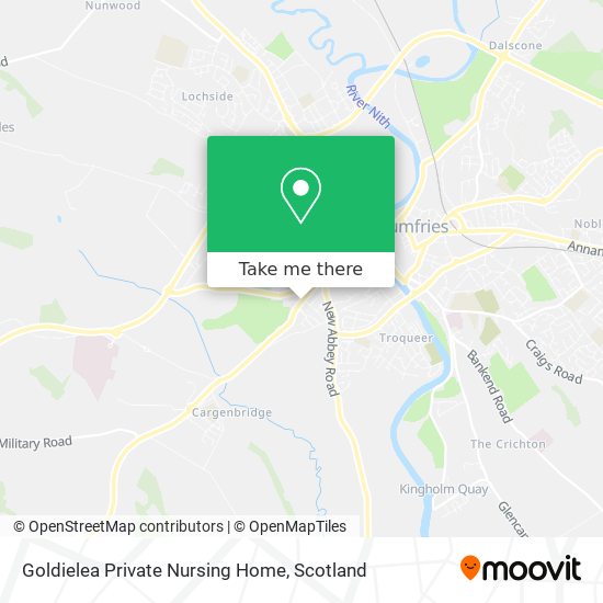 Goldielea Private Nursing Home map