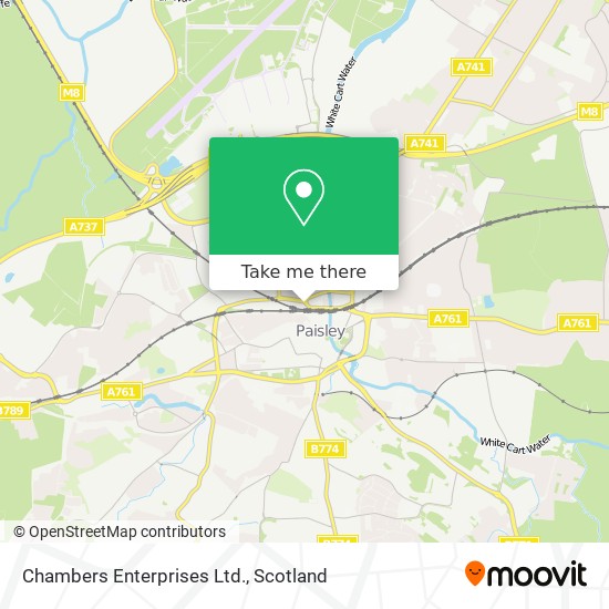 Chambers Enterprises Ltd. map