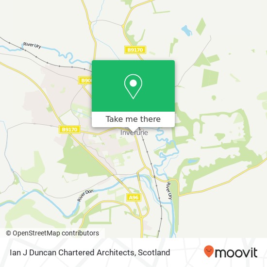 Ian J Duncan Chartered Architects map
