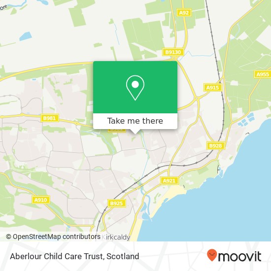 Aberlour Child Care Trust map