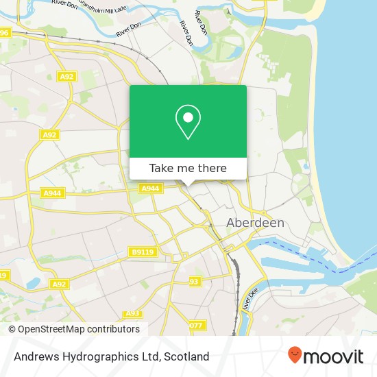 Andrews Hydrographics Ltd map