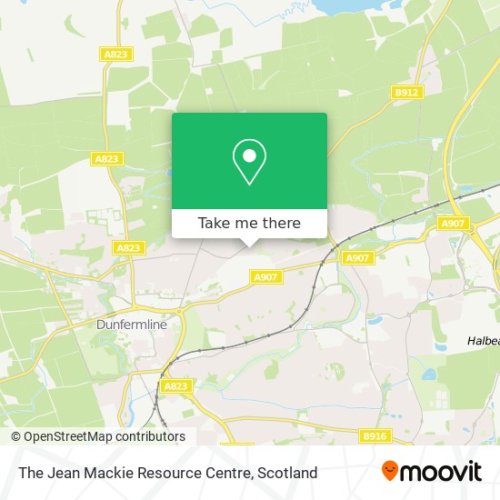 The Jean Mackie Resource Centre map