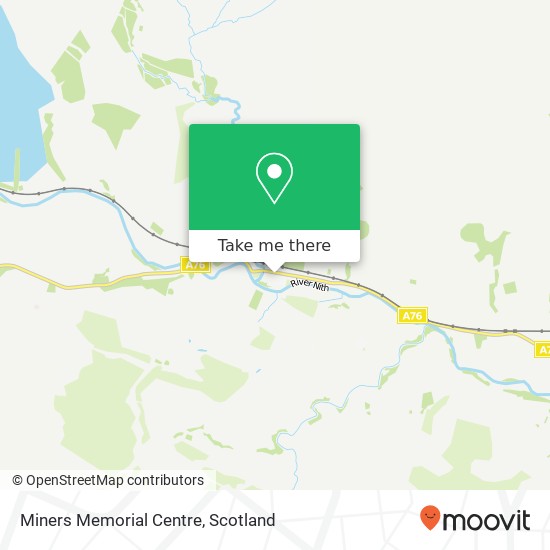 Miners Memorial Centre map