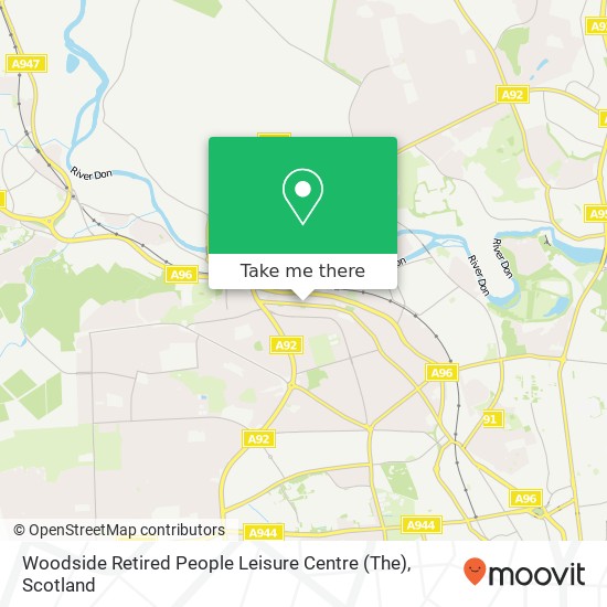 Woodside Retired People Leisure Centre (The) map