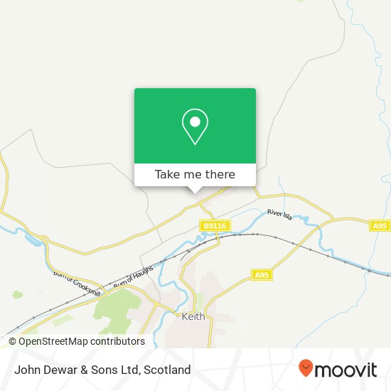 John Dewar & Sons Ltd map