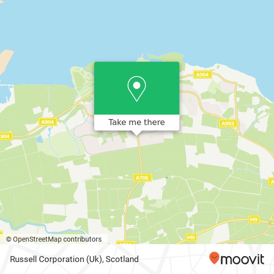 Russell Corporation (Uk) map