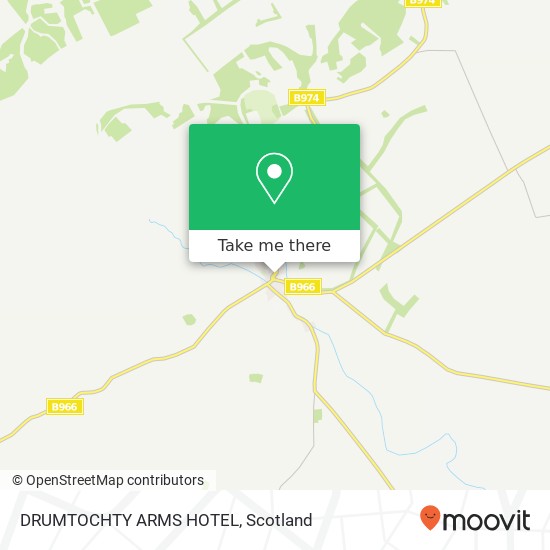 DRUMTOCHTY ARMS HOTEL map