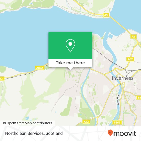 Northclean Services map