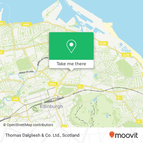 Thomas Dalgliesh & Co. Ltd. map