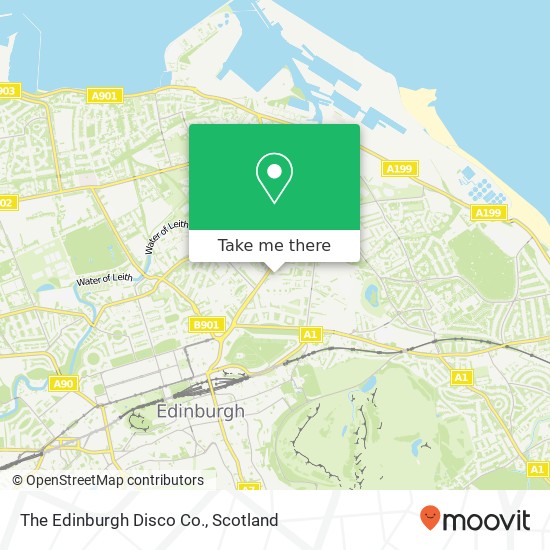 The Edinburgh Disco Co. map