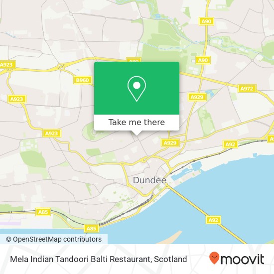 Mela Indian Tandoori Balti Restaurant map