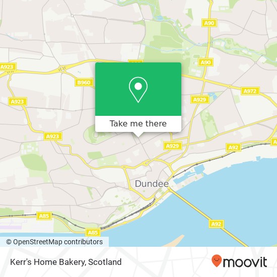 Kerr's Home Bakery map