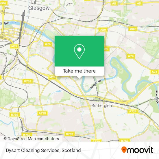 Dysart Cleaning Services map