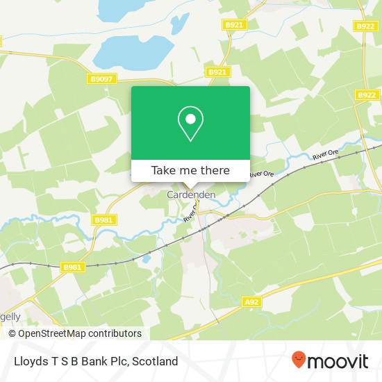 Lloyds T S B Bank Plc map