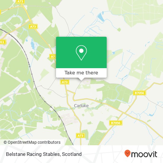 Belstane Racing Stables map