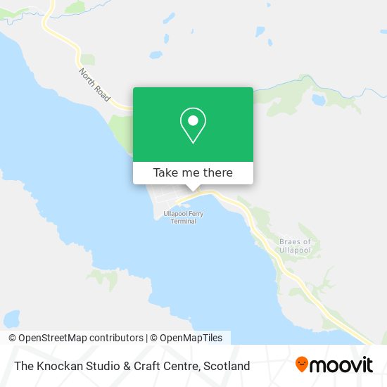 The Knockan Studio & Craft Centre map