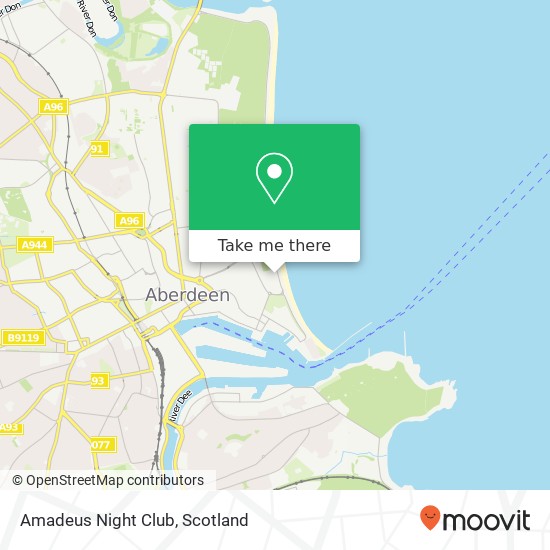 Amadeus Night Club map