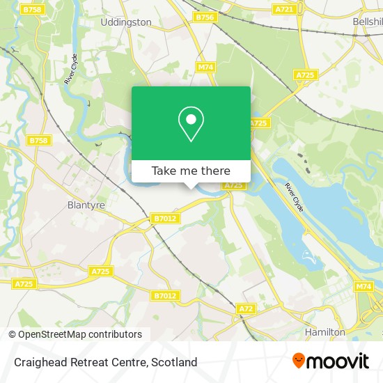 Craighead Retreat Centre map