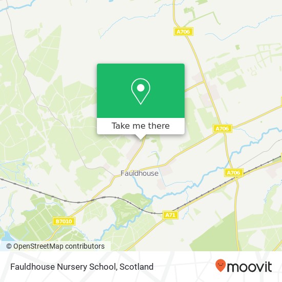 Fauldhouse Nursery School map