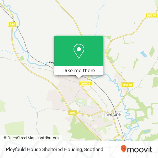Pleyfauld House Sheltered Housing map
