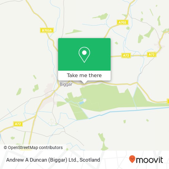 Andrew A Duncan (Biggar) Ltd. map