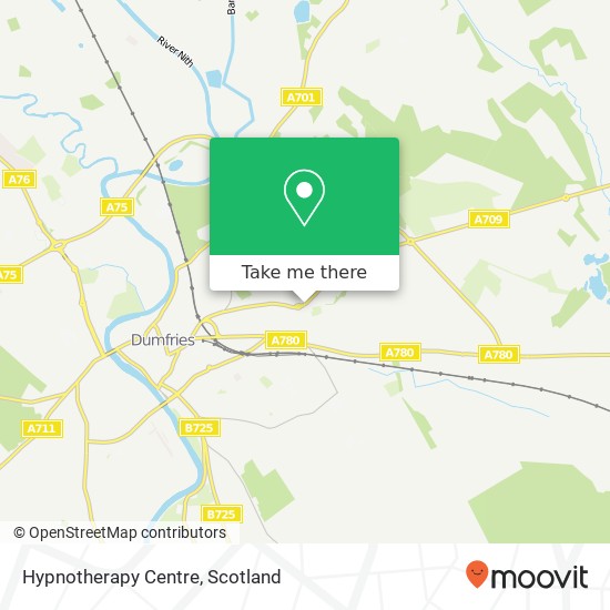 Hypnotherapy Centre map