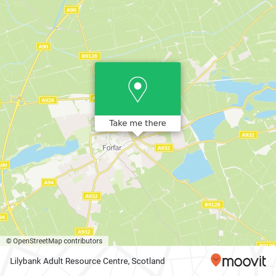 Lilybank Adult Resource Centre map