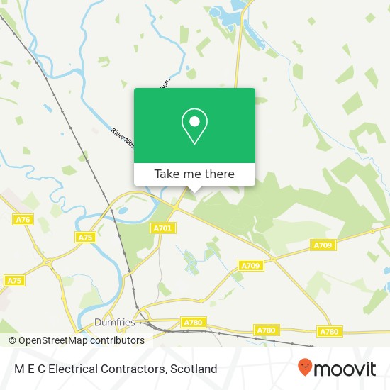 M E C Electrical Contractors map
