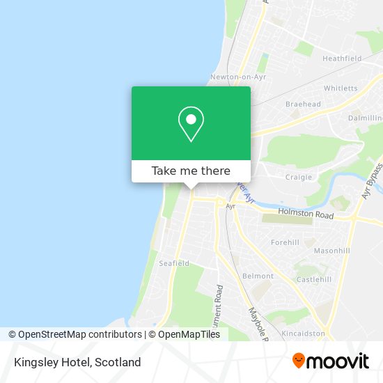 Kingsley Hotel map