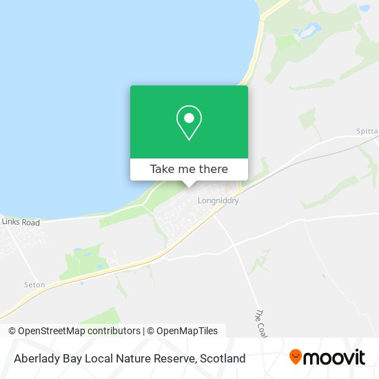 Aberlady Bay Local Nature Reserve map