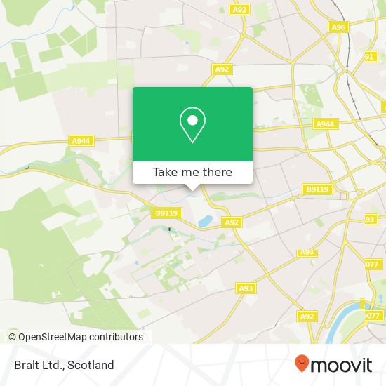 Bralt Ltd. map
