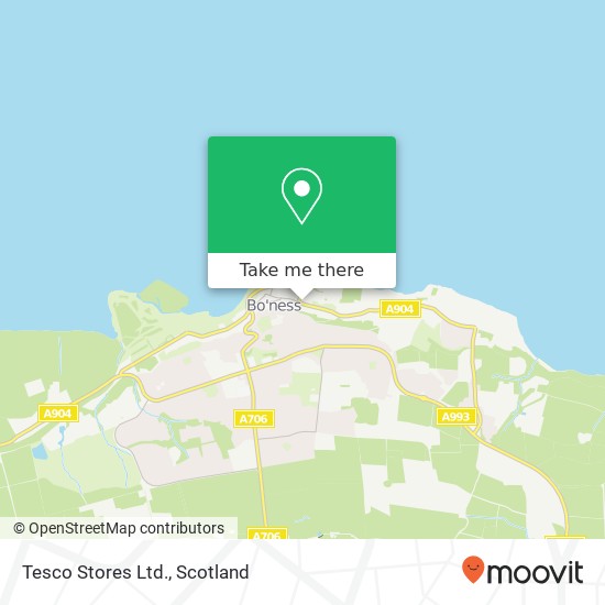 Tesco Stores Ltd. map