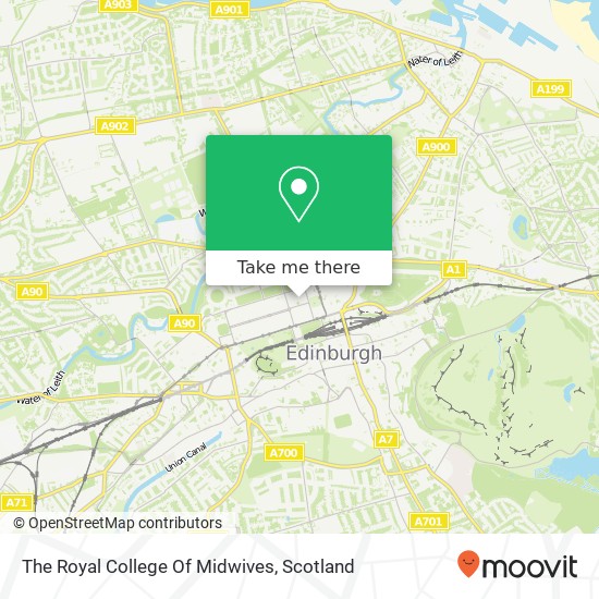 The Royal College Of Midwives map