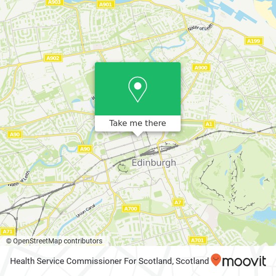 Health Service Commissioner For Scotland map