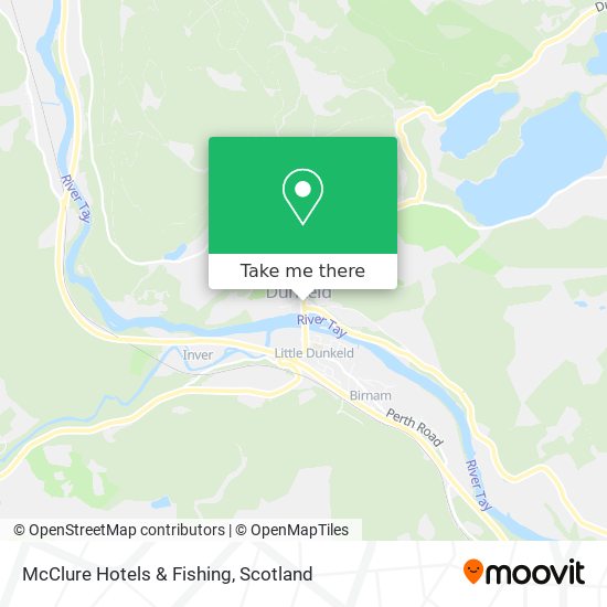 McClure Hotels & Fishing map