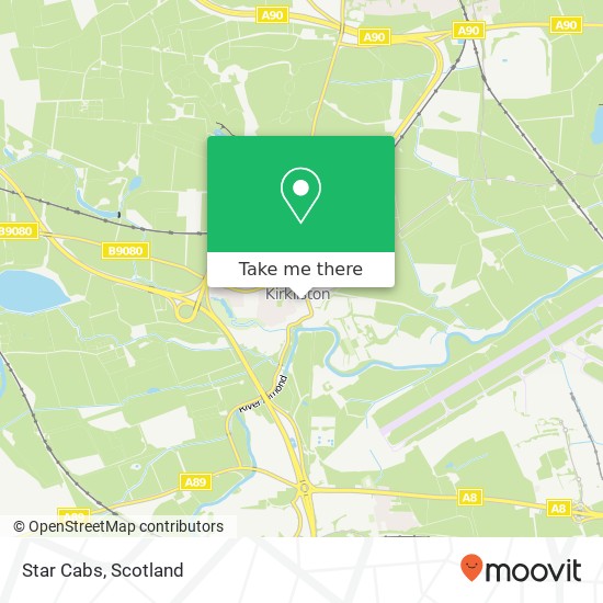 Star Cabs map