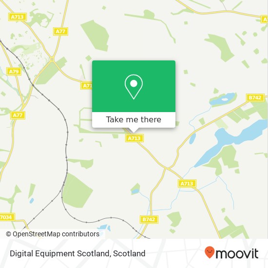 Digital Equipment Scotland map