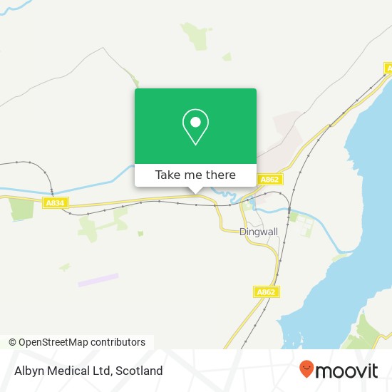 Albyn Medical Ltd map